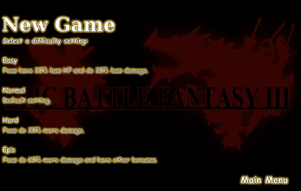Epic Battle Fantasy 3 - New Game